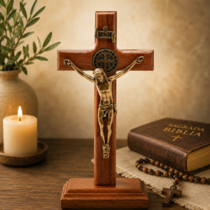Crucifijo de 5 pulgadas con Medalla de San Benito