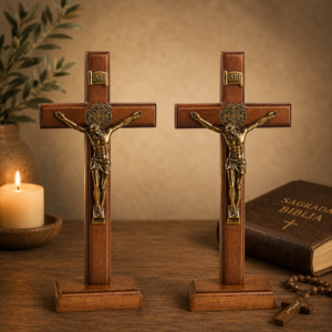 Crucifijo de 10 pulgadas con Medalla de San Benito