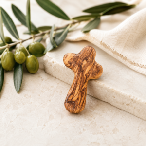 Cruz de Madera de Olivo