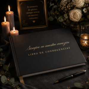 Libro de Firmas para Funerales o Exequias