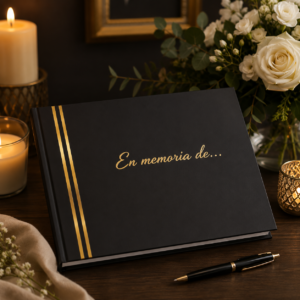Libro de Firmas para Funerales o Exequias