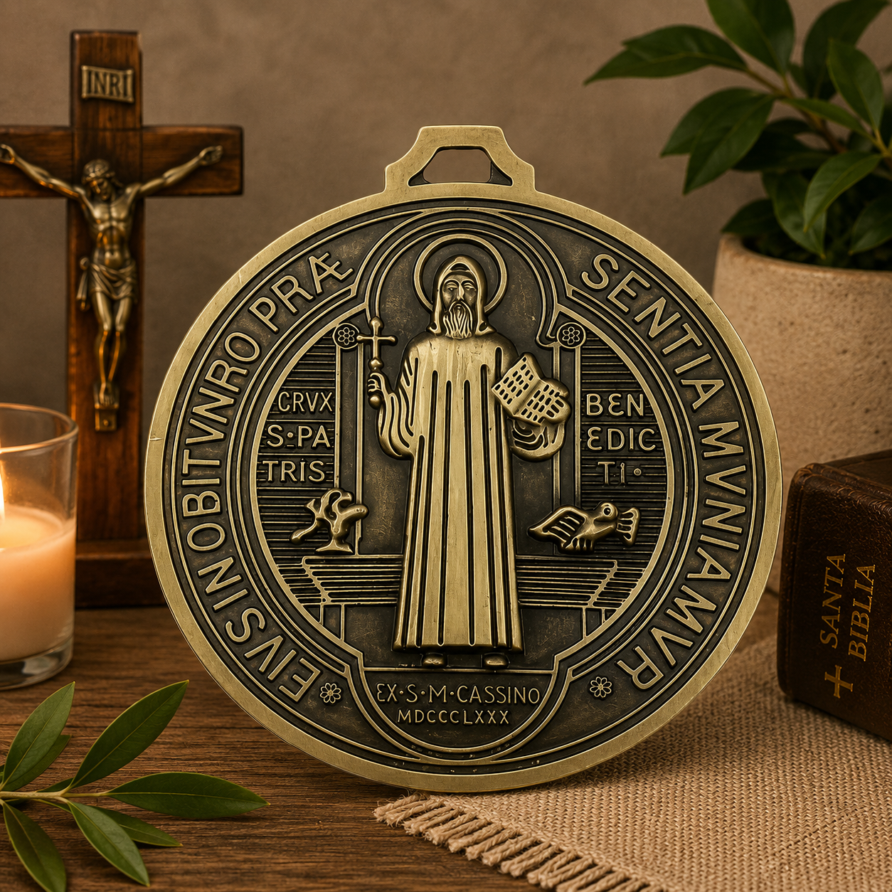 Medalla de San Benito 5'' - Imagen 7