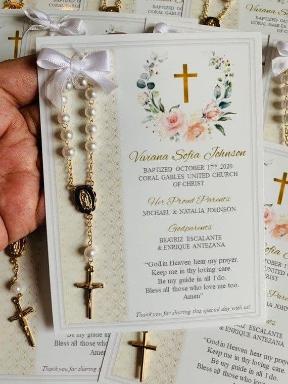 *Tarjetas de Bautizo por Docena*