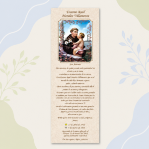 Tarjeta de Sepelio
